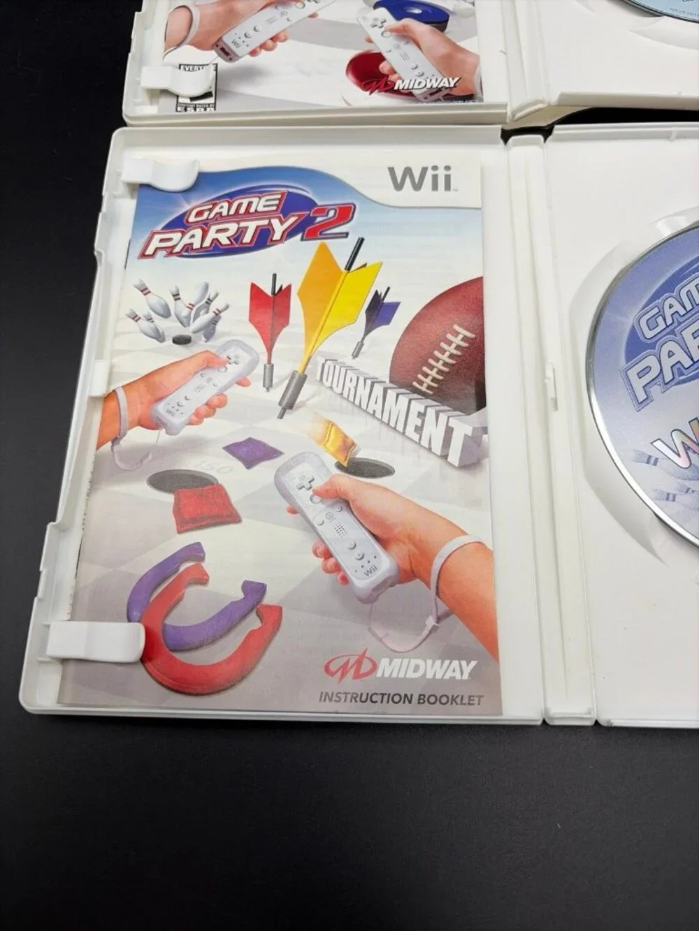 Game Party & Game Party 2 Nintendo Wii Complete CIB W/ Manual Tested